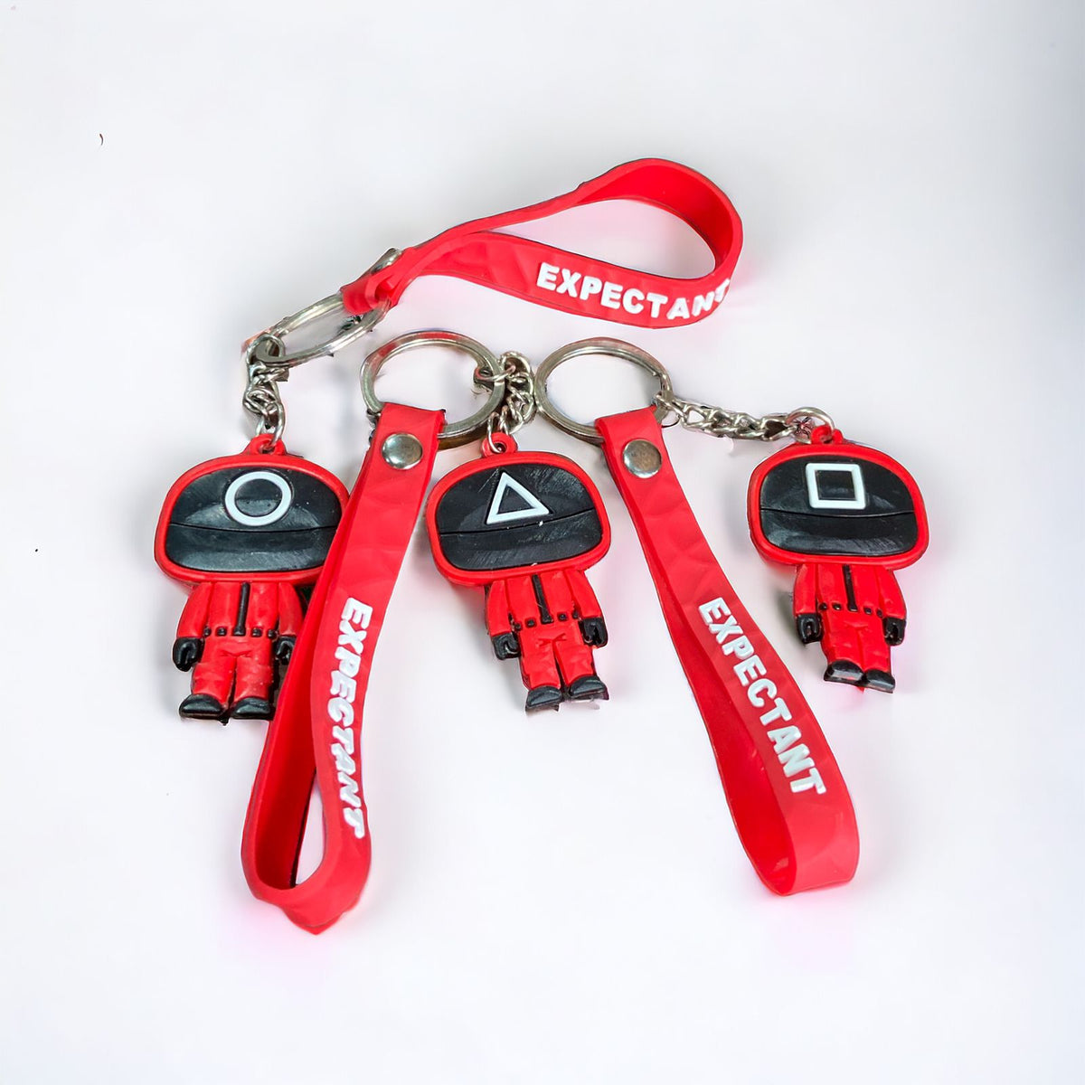Squid Game Character Key Chain With Strap