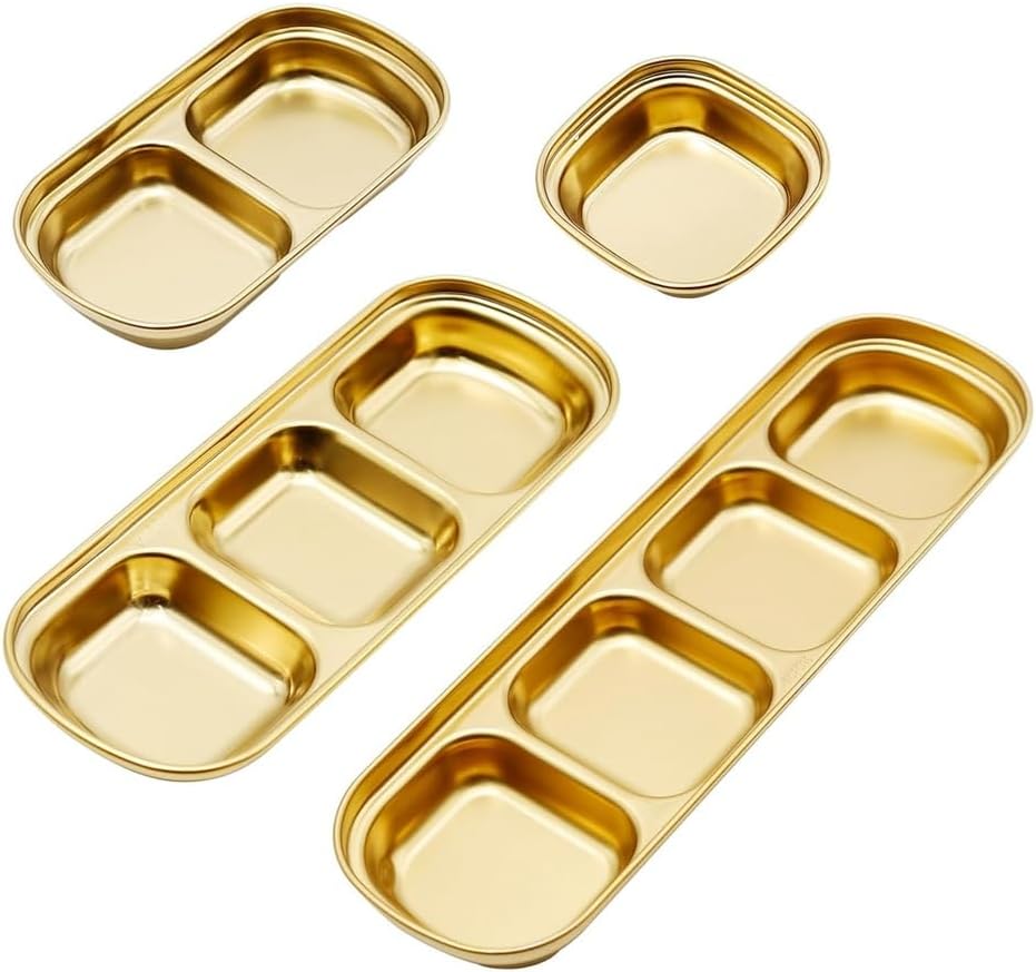 Gold Colour Stainless Steel Condiment Dish | Sauce Dish