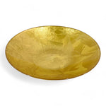 Gold Contemporary Glass Bowl Center Piece | Home Decor