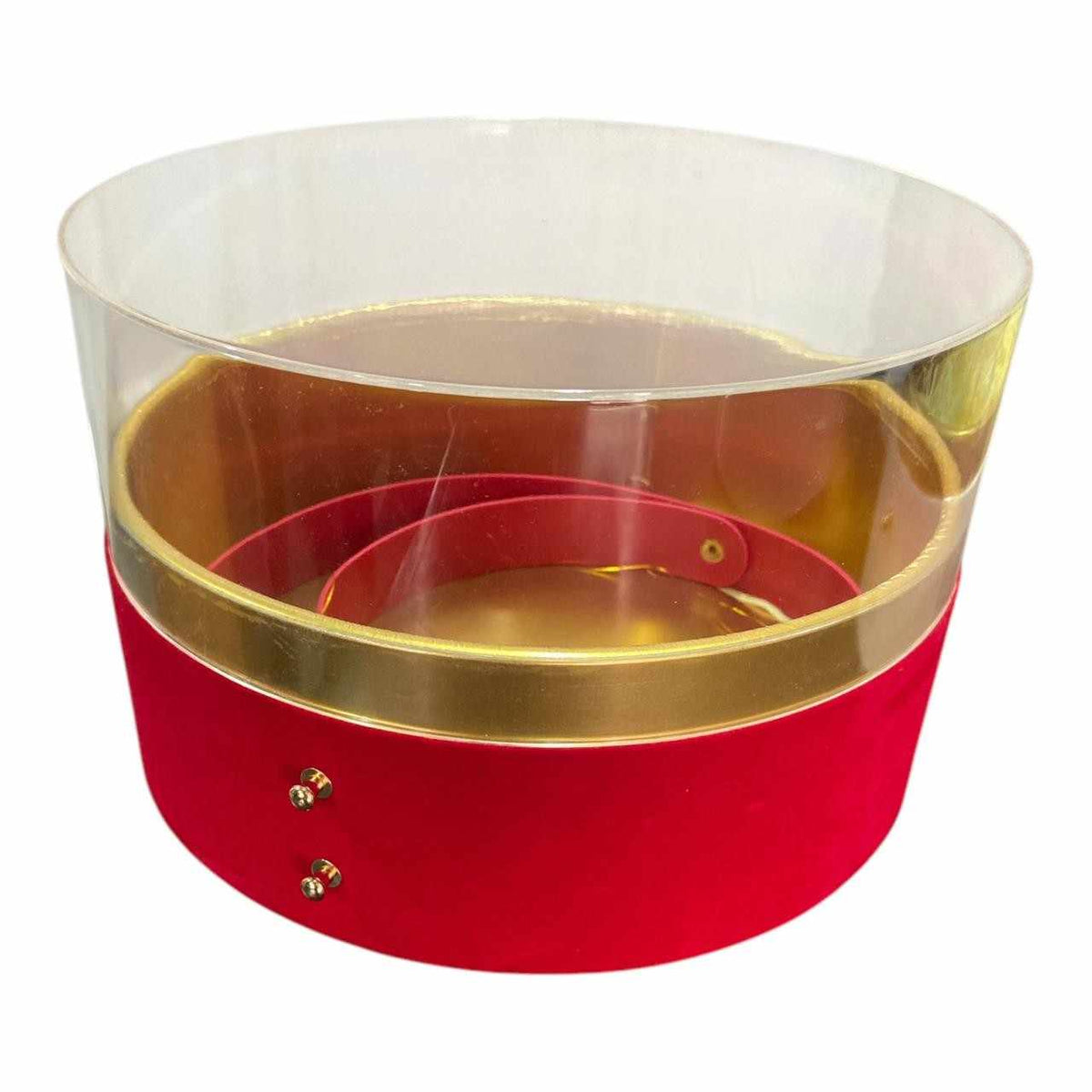 Luxury Faux Leather Gift Box with Transparent Lid | Gift Box