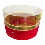 Luxury Faux Leather Gift Box with Transparent Lid | Gift Box