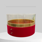 Luxury Faux Leather Gift Box with Transparent Lid | Gift Box