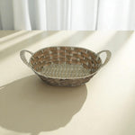 Storage Wicker Baskets |Decorative Organiser Synthetic Cane Plastic