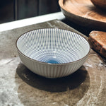 Striped Design Ceramic Ramen Bowls | Kitchenware - Home Hatch