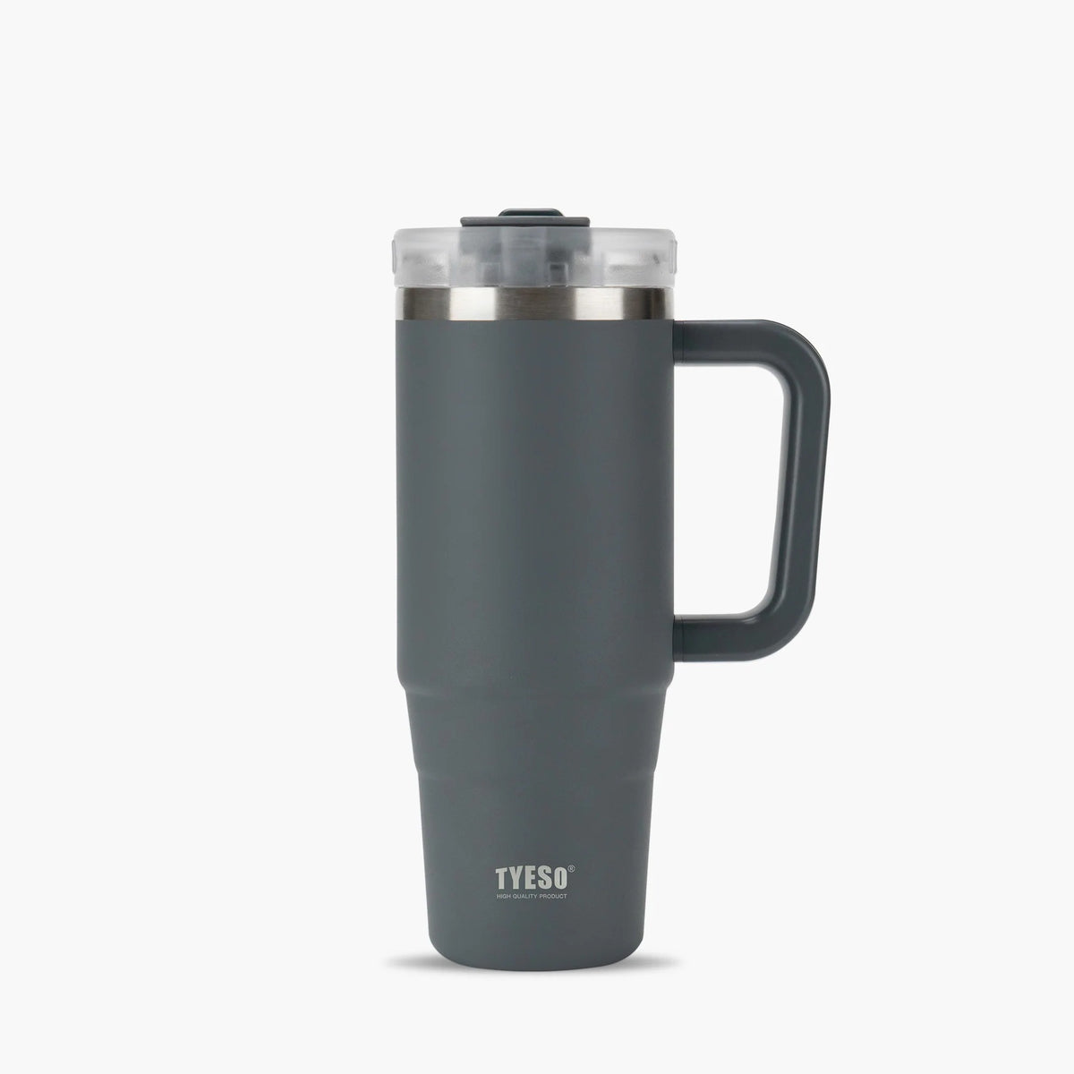 TYESO 40 oz Stainless Steel Travel Mug with Handle & Leafproof