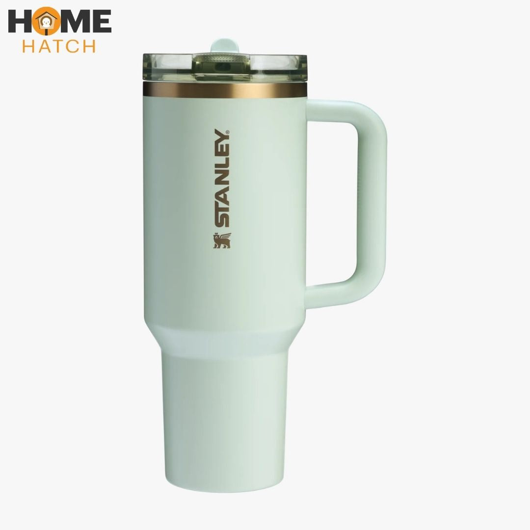The Quencher ProTour Flip Straw Tumbler | 40 OZ - Gilded Celadon