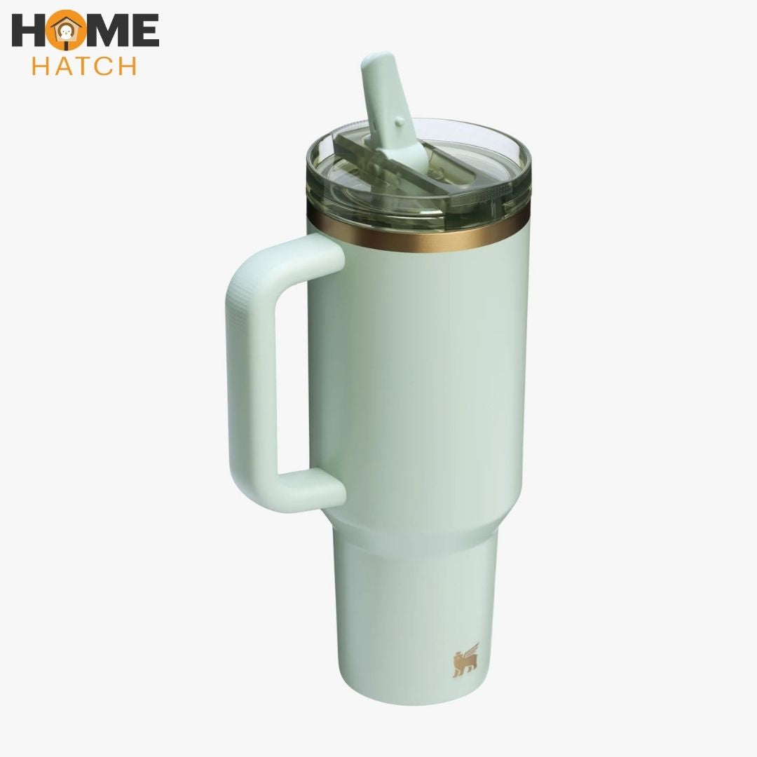 The Quencher ProTour Flip Straw Tumbler | 40 OZ - Gilded Celadon