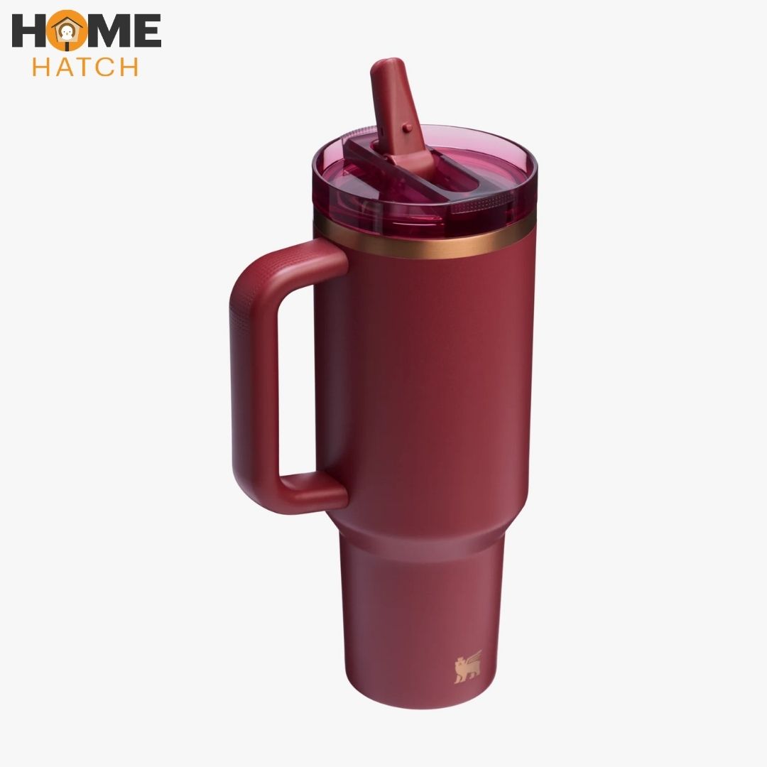 The Quencher ProTour Flip Straw Tumbler40 OZ - Gilded Pomegranate