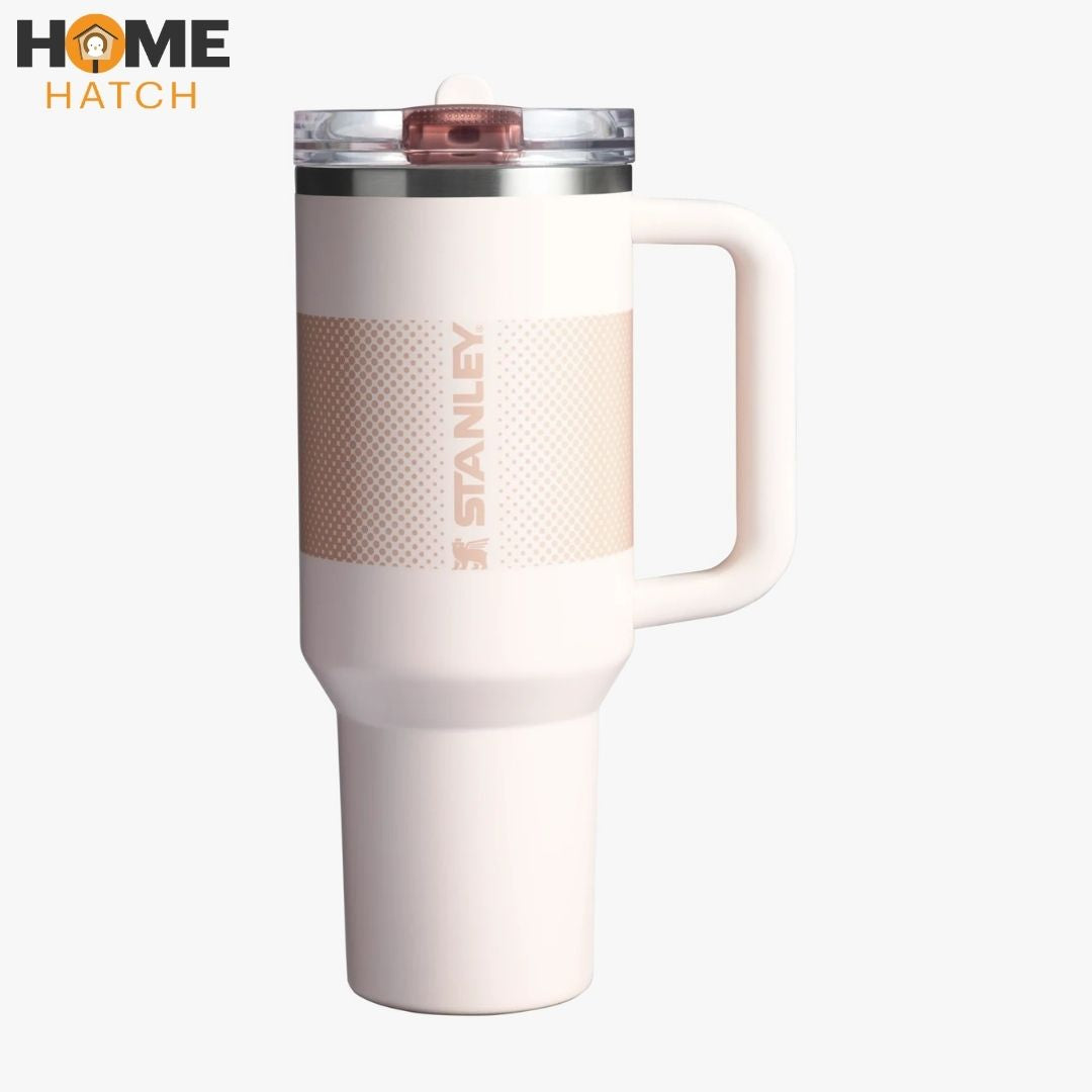 The Quencher ProTour Flip Straw Tumbler | 40 OZ - Rose Quartz Fade