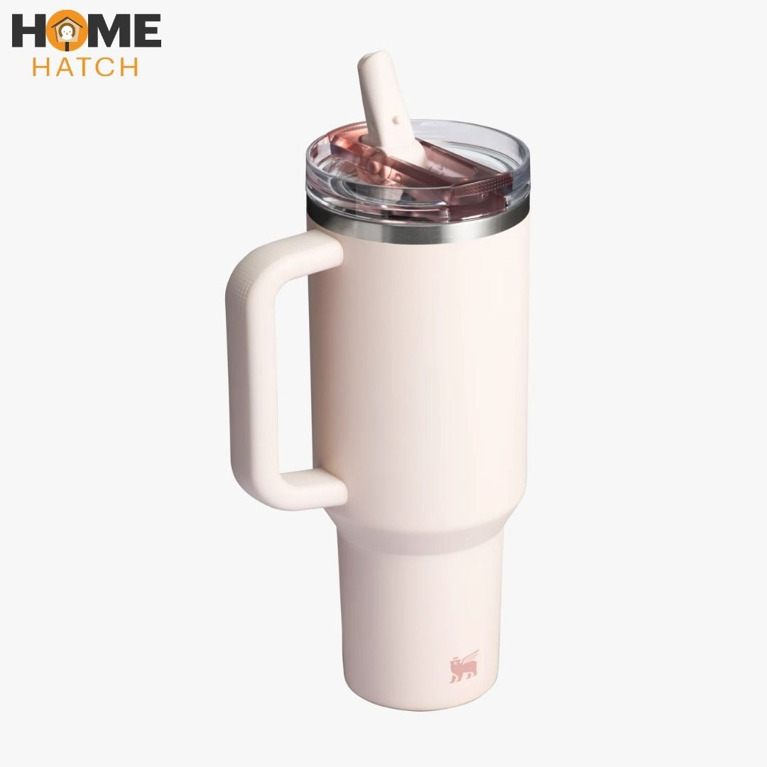 The Quencher ProTour Flip Straw Tumbler | 40 OZ - Rose Quartz