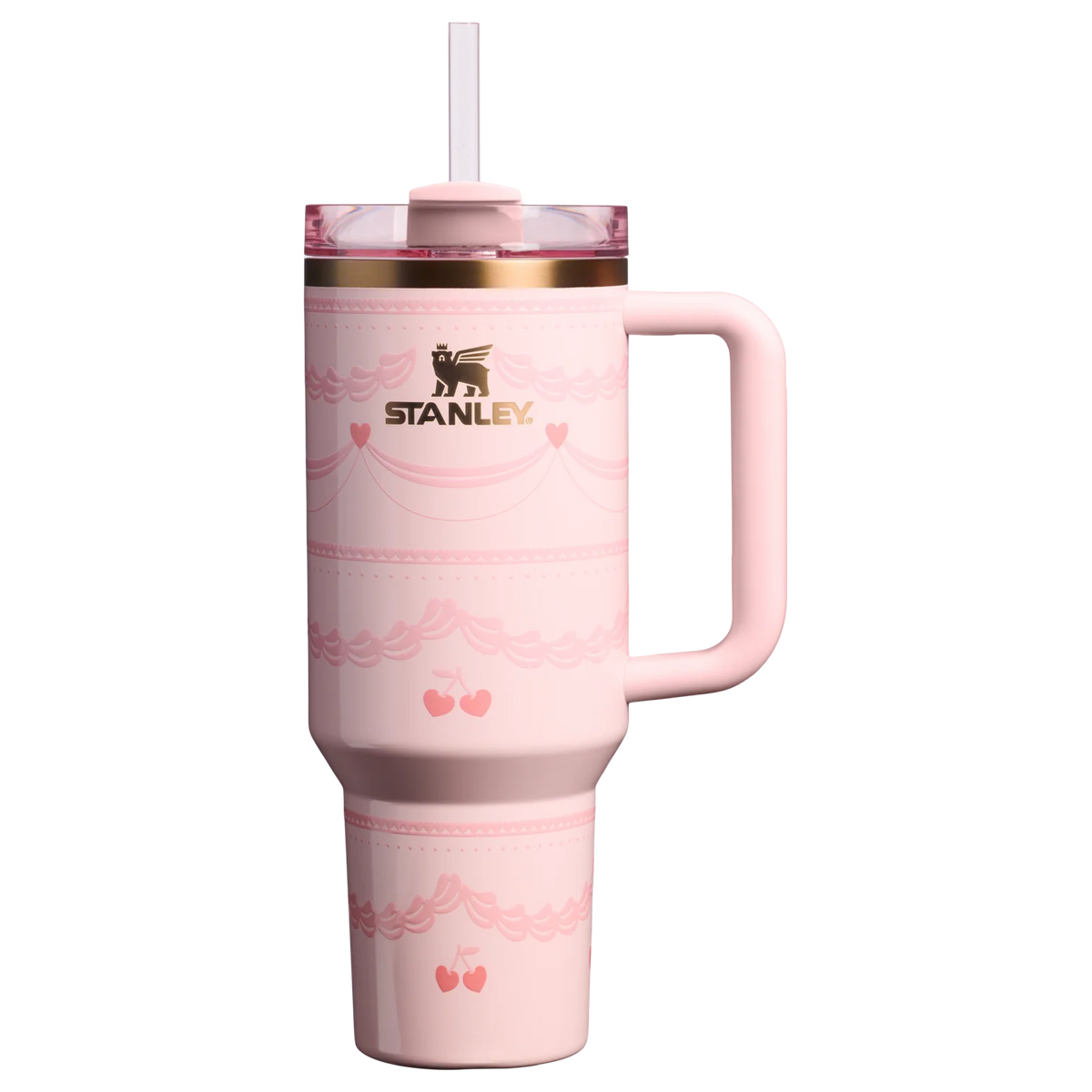 Valentine's Day Stanley tumblerPink Velvet Cake tumblerStanley Quencher 40 ozValentine's Day QuencherStanley H2.0 FlowState tumblerpink Stanley tumblerValentine's Day water tumbler40 oz pink tumblerStanley tumbler PakistanValentine's Day tumbler PakistanThe Valentine’s Day Quencher H2.0 FlowState™ 40 OZ Tumbler in Pink Velvet Cake design for everyday hydration and Valentine's Day gifting.
