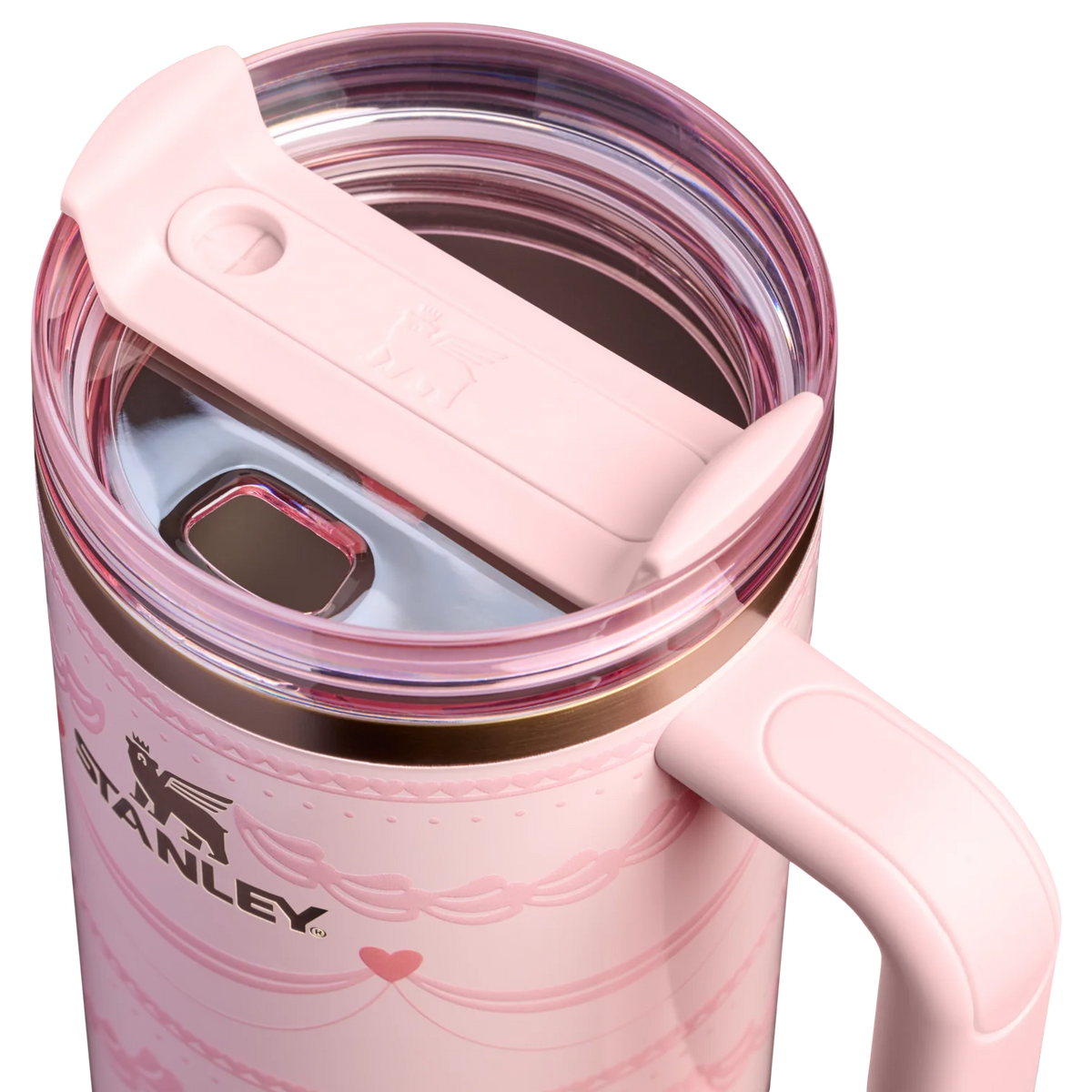 Valentine's Day Stanley tumblerPink Velvet Cake tumblerStanley Quencher 40 ozValentine's Day QuencherStanley H2.0 FlowState tumblerpink Stanley tumblerValentine's Day water tumbler40 oz pink tumblerStanley tumbler PakistanValentine's Day tumbler PakistanThe Valentine’s Day Quencher H2.0 FlowState™ 40 OZ Tumbler in Pink Velvet Cake design for everyday hydration and Valentine's Day gifting.