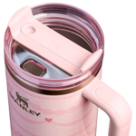 Valentine's Day Stanley tumblerPink Velvet Cake tumblerStanley Quencher 40 ozValentine's Day QuencherStanley H2.0 FlowState tumblerpink Stanley tumblerValentine's Day water tumbler40 oz pink tumblerStanley tumbler PakistanValentine's Day tumbler PakistanThe Valentine’s Day Quencher H2.0 FlowState™ 40 OZ Tumbler in Pink Velvet Cake design for everyday hydration and Valentine's Day gifting.