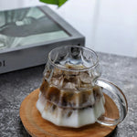 Transparent Elegant Coffee Mug with Handle