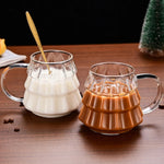 Transparent Elegant Coffee Mug with Handle