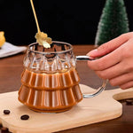 Transparent Elegant Coffee Mug with Handle
