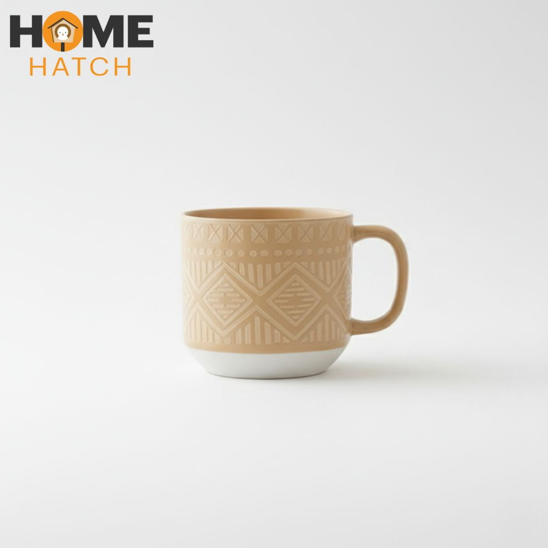 Tribal Pattern Ceramic Coffee Mugs