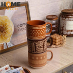 Tribal Pattern Ceramic Coffee Mugs