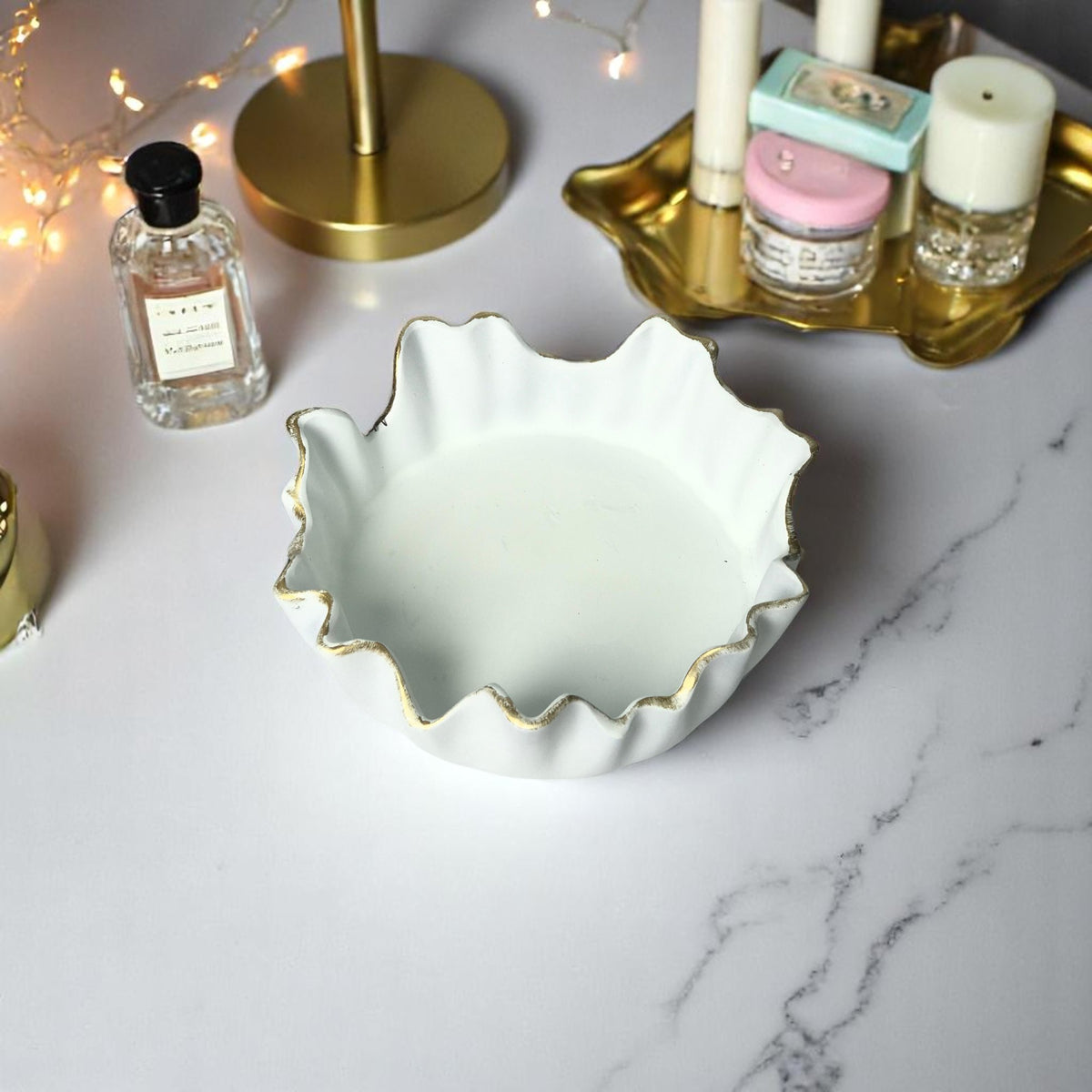 Wavy Trinket Tray | Ceramic Jewellery Tray/Dish