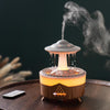 UFO Raindrop Humidifier & Essential Oil Diffuser- Night Light Aromatherapy Machine