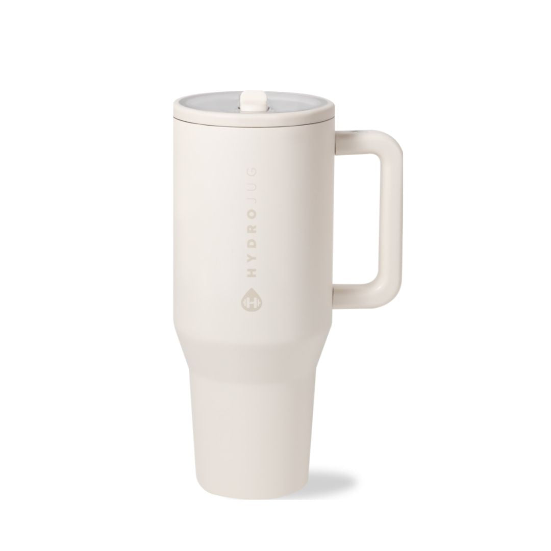 HydroJug Traveler 32oz - Cream | Insulated Stainless Steel Tumbler
