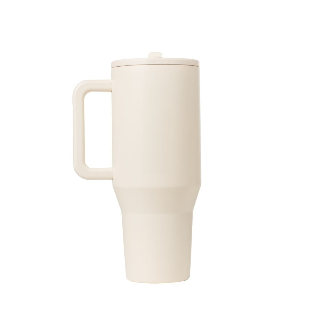HydroJug Traveler 32oz - Cream | Insulated Stainless Steel Tumbler