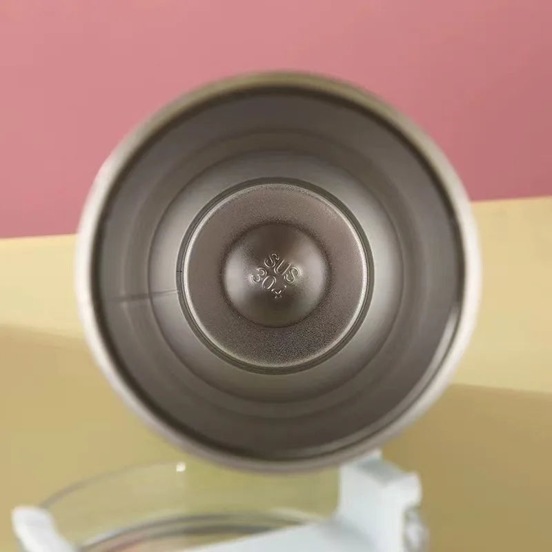 Vacuum Flask & Tumbler with Straw, Insulated Stainless Steel