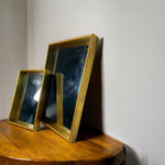 Versatile Gold Border Elegant Decor Mirror Tray