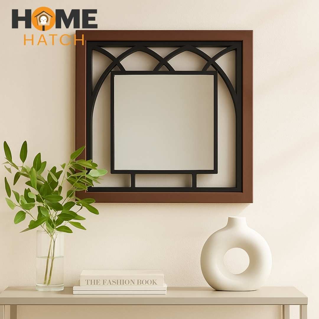 Turkish Style Islamic Square Frame With Mirrors Wall Hanging | Wall Décor