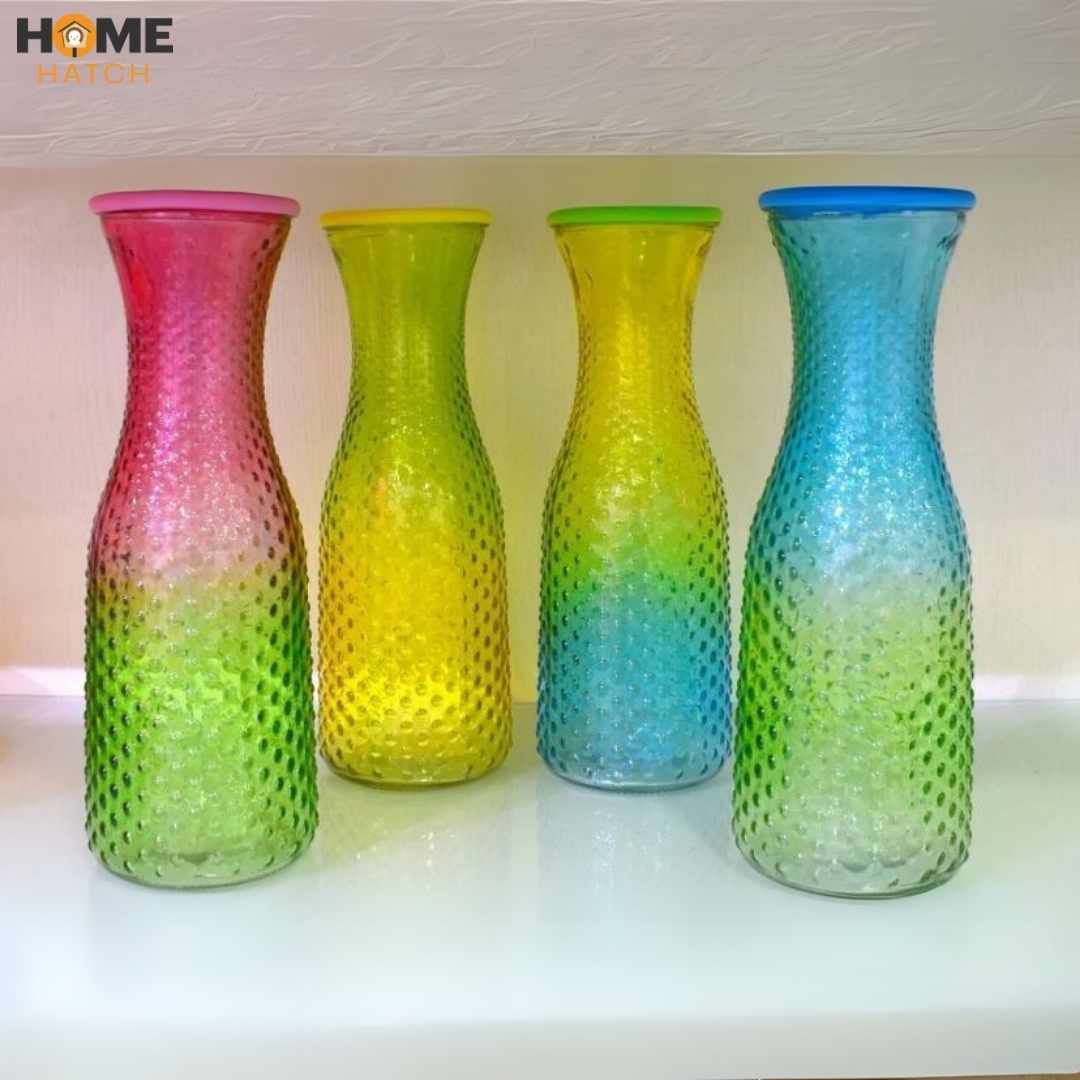Glass Carafe With Silicone Lid
