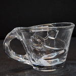 Delisoga Solid Glass Handle Tea Cups | Green tea Set of 6