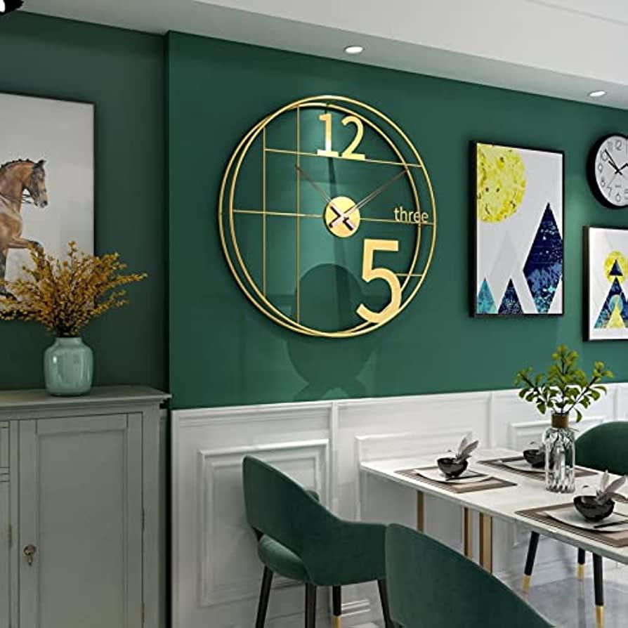 Modern Design Metallic Wall Clock | Wall Hanging Clock