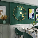Modern Design Metallic Wall Clock | Wall Hanging Clock