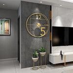 Modern Design Metallic Wall Clock | Wall Hanging Clock