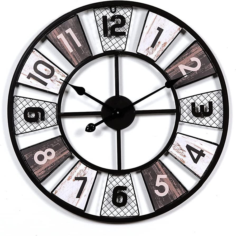Colourful Digits Metal Wall Clock | Wall Hanging Clock