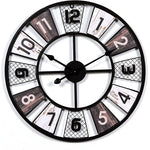 Colourful Digits Metal Wall Clock | Wall Hanging Clock