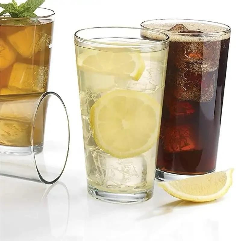 Delisoga Classic Transparent Drinking Glass - Set of 6 - Home Hatch