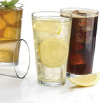 Delisoga Classic Transparent Drinking Glass - Set of 6 - Home Hatch