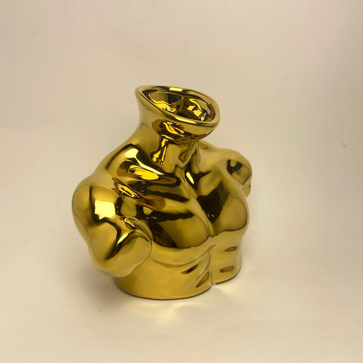 Radiant Golden Body Ceramic Vase