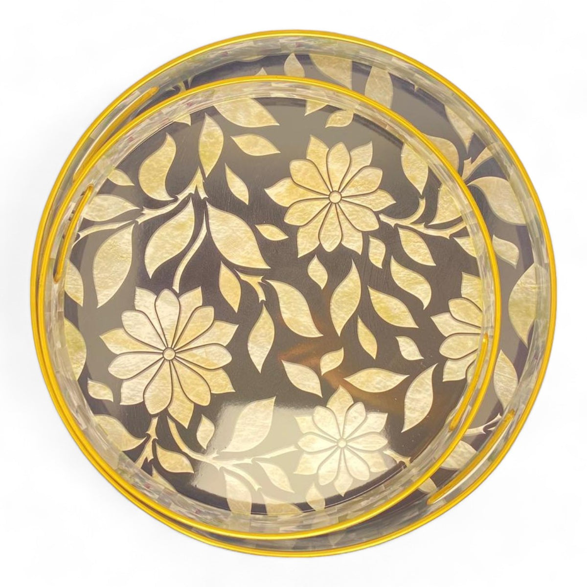 Floral Pattern Design Serving Tray | Décor Tray