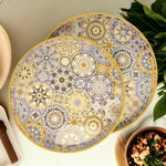 Oblong Abstract Pattern Design Serving Tray | Décor Tray