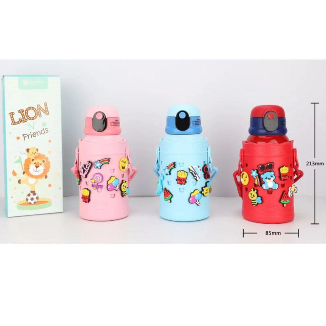 Kids Activity Filled Insulated Water Bottle Flask With Silicone Cover