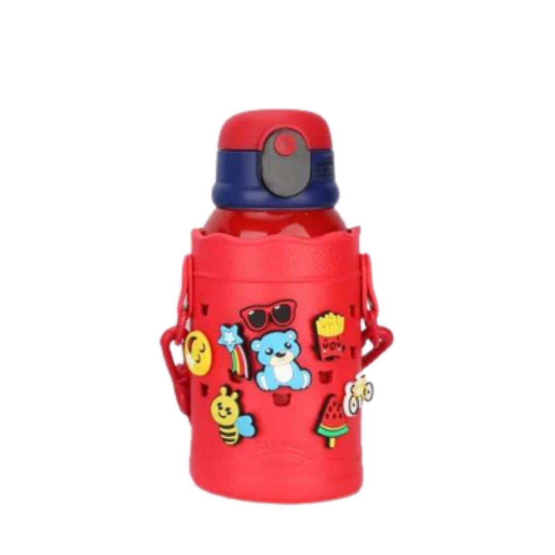 Kids Activity Filled Insulated Water Bottle Flask With Silicone Cover