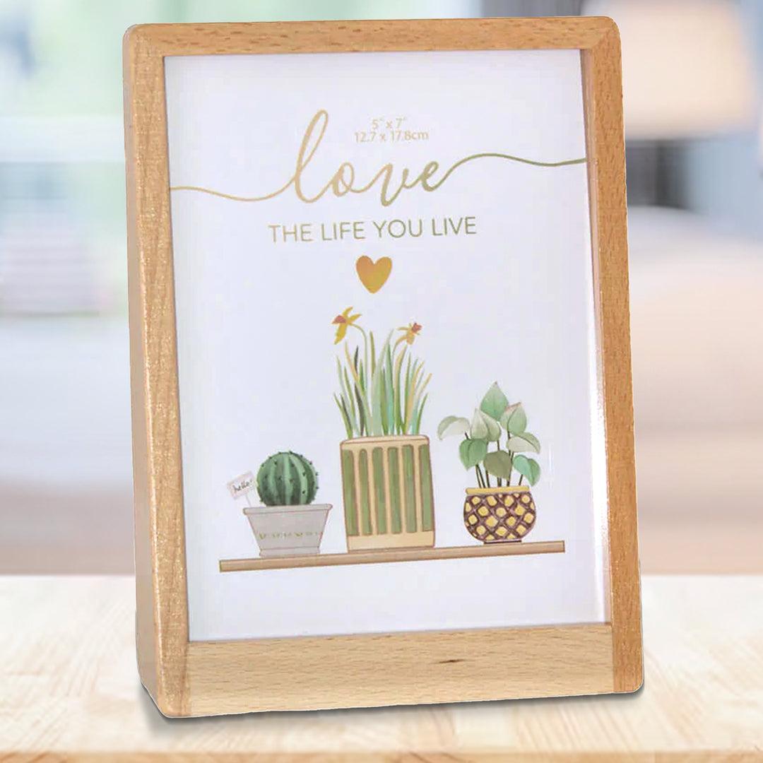 Minimalistic Functional Wooden Photo Frame | Home Décor