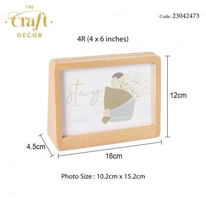 Minimalistic Functional Wooden Photo Frame | Home Décor