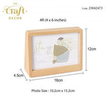 Minimalistic Functional Wooden Photo Frame | Home Décor