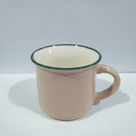 Ceramic Minimalist Enamel Tea Cups