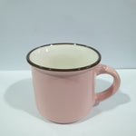 Ceramic Minimalist Enamel Tea Cups
