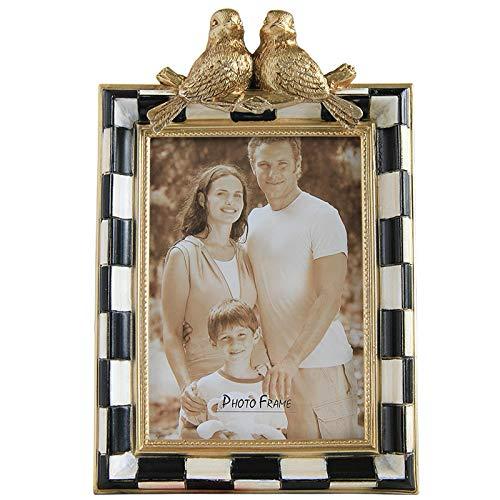 Black n White Sparrow Pair Photo Frame | Home Décor