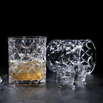 Delisoga Vintage Crystal Glasses | Set of 6